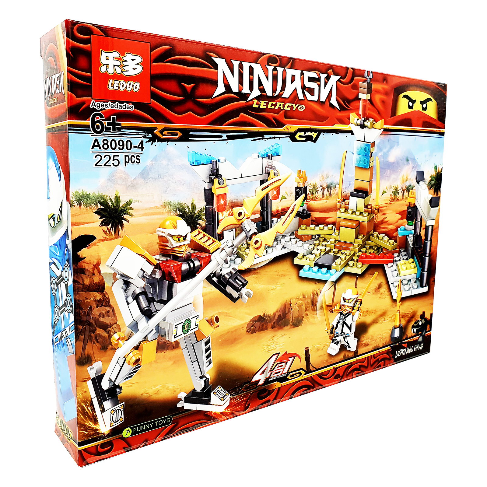 ساختنی نینجا اس ان طرح Lecacy مدل Lightning Hawk کد 4-A8090