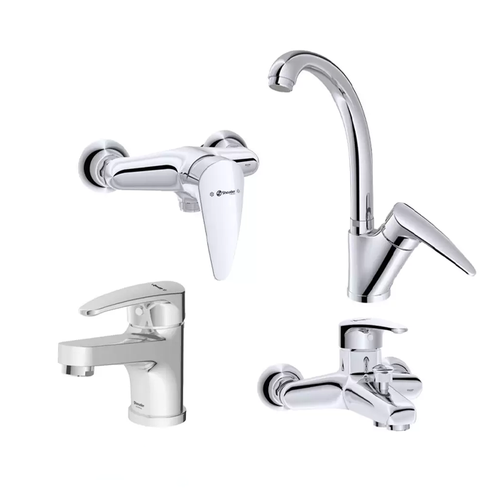 ست شیرآلات شودر مدل مانا