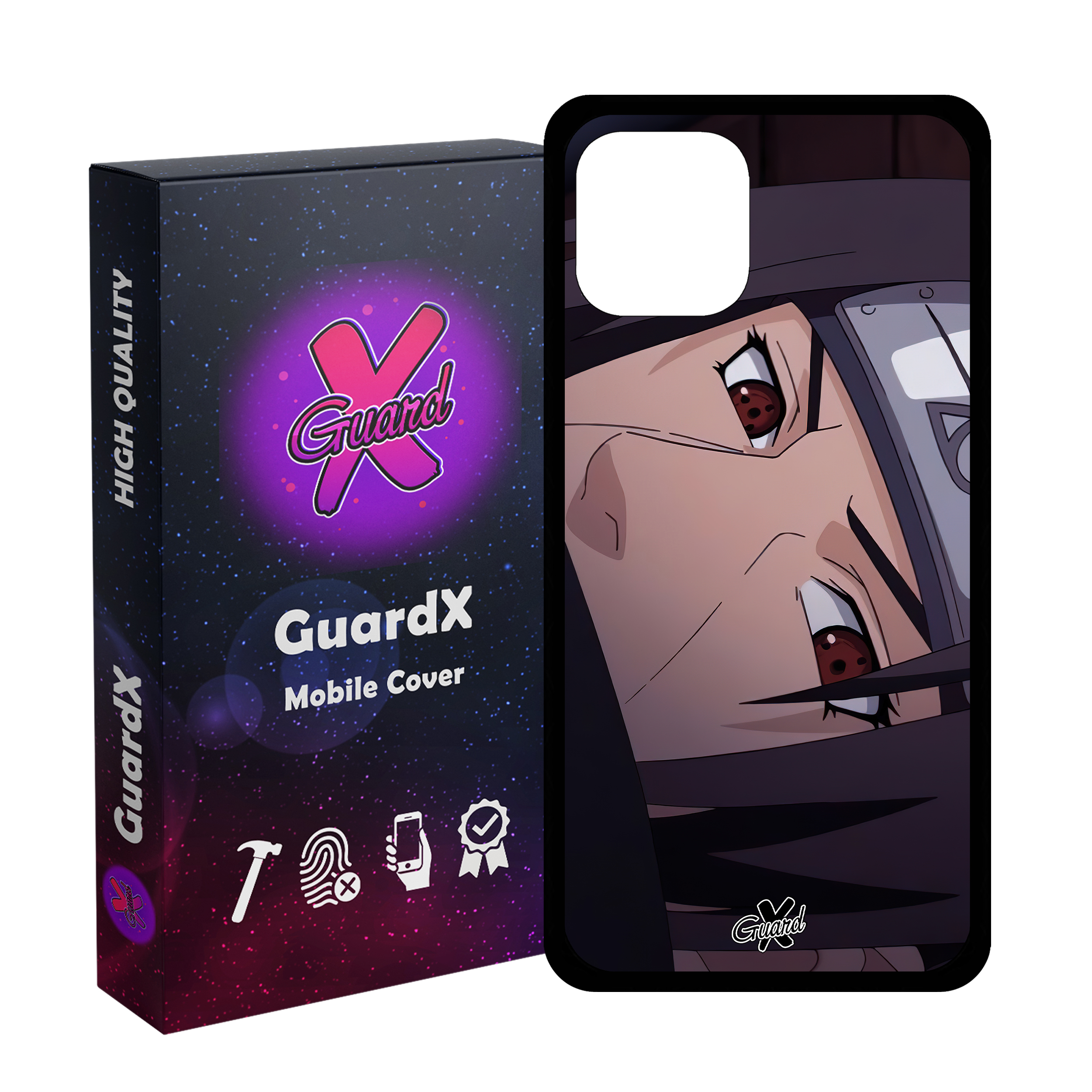 کاور گارد ایکس طرح Itachi Anime مدل Glass10475 مناسب برای گوشی موبایل اپل iPhone 11 Pro