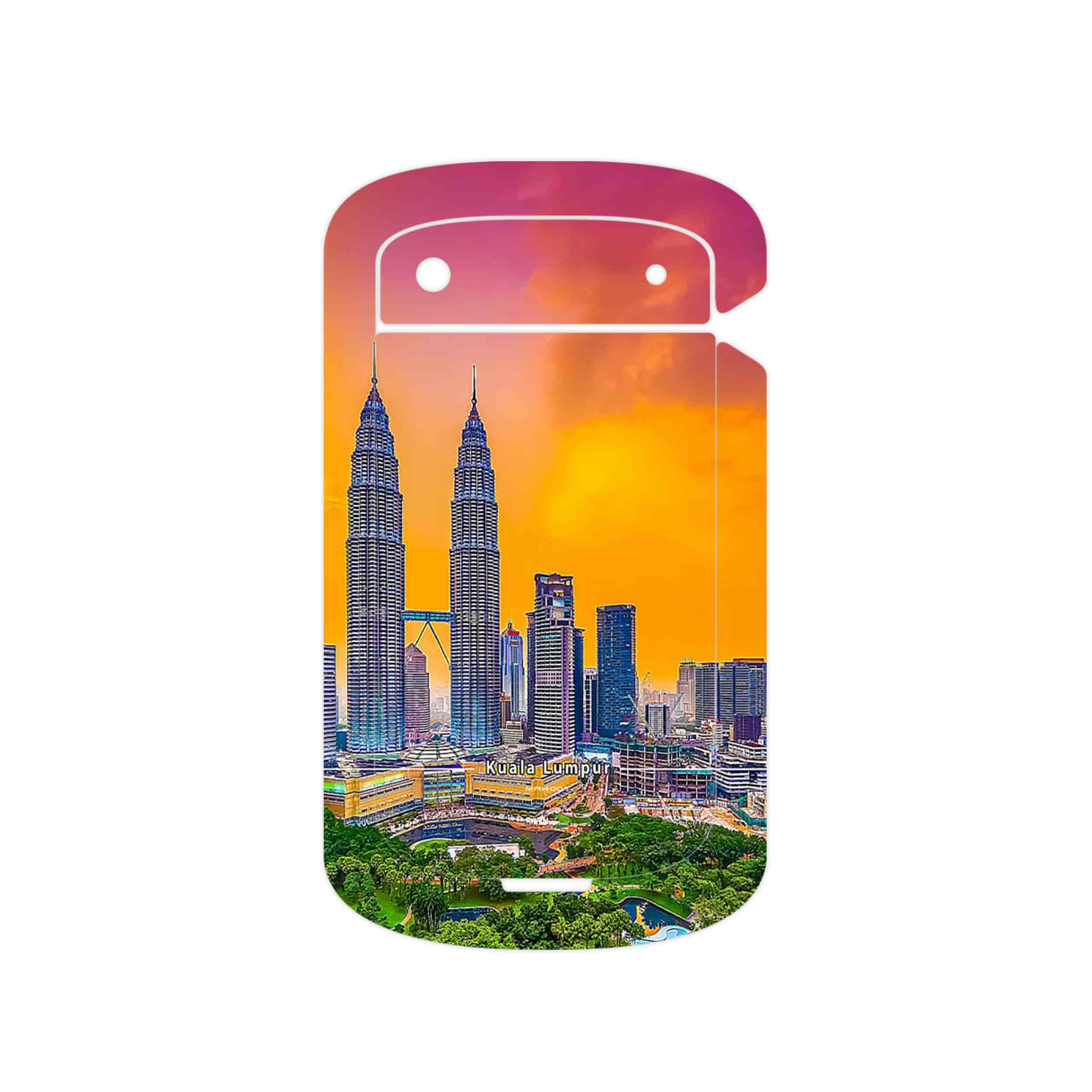 برچسب پوششی ماهوت مدل City of Kuala Lumpur مناسب برای گوشی موبایل بلک بری Bold Touch 9900