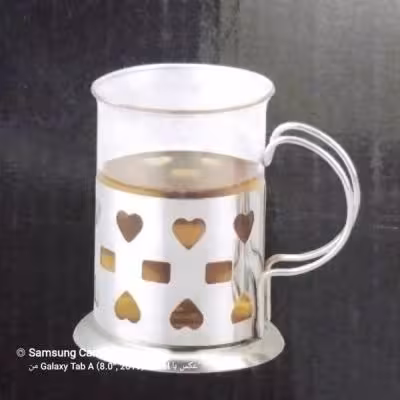 استکان پایه دار فلزی6 عددی طرح زیبا و خاص