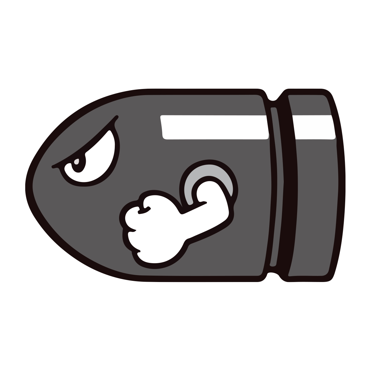 استیکر خودرو طرح گلوله کد 620