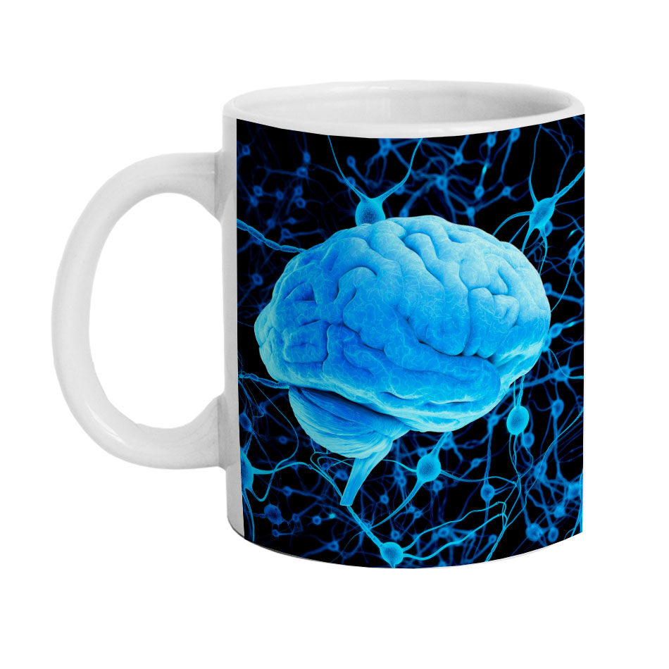 ماگ دارلی طرح مغز مدل M594