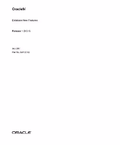خرید و دانلود نسخه کامل کتاب Oracle 9i Database New Features (Part No A90120-02) (Release 9 0 1)