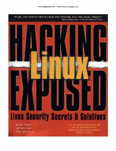 خرید و دانلود نسخه کامل کتاب Hacking Exposed. Linux