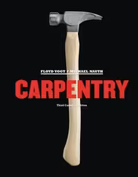 خرید و دانلود نسخه کامل کتاب Carpentry (3rd Edition) BY Vogt - Hq Pdf