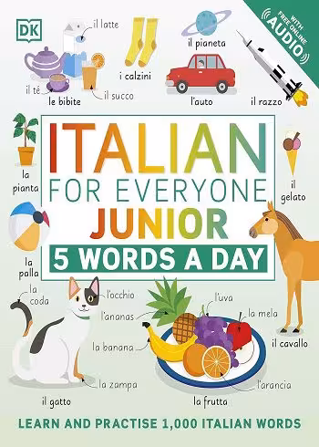 کتاب Italian for Everyone Junior 5 Words a Day