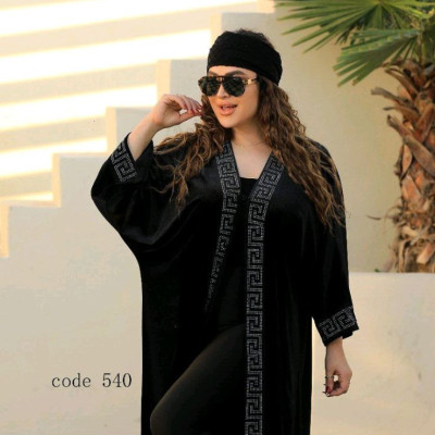 مانتو مخمل نگین کوبی مدل شبنم ارسال رایگان
