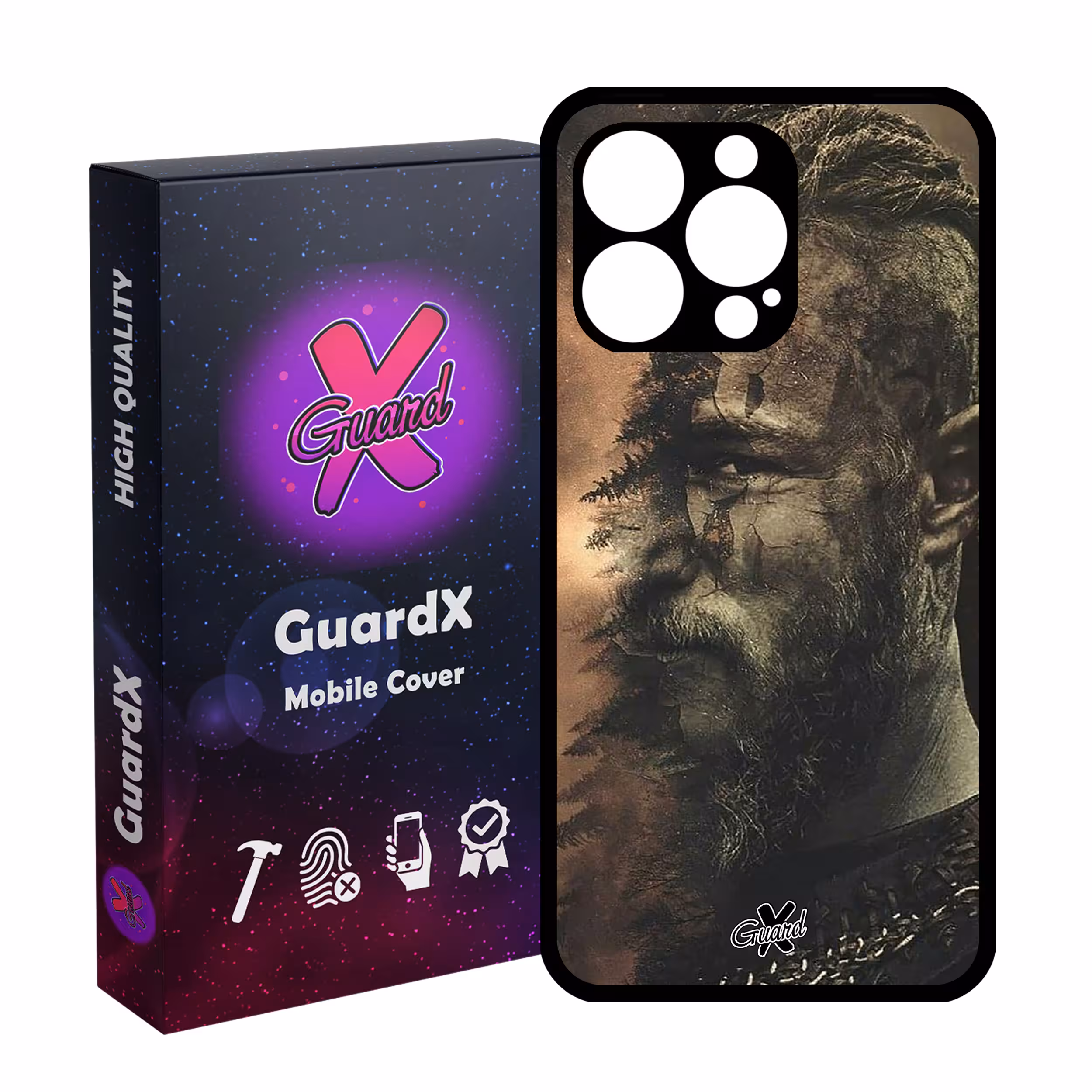 کاور گارد ایکس طرح Ragnar مدل Glass10347 مناسب برای گوشی موبایل اپل iPhone 13 Pro