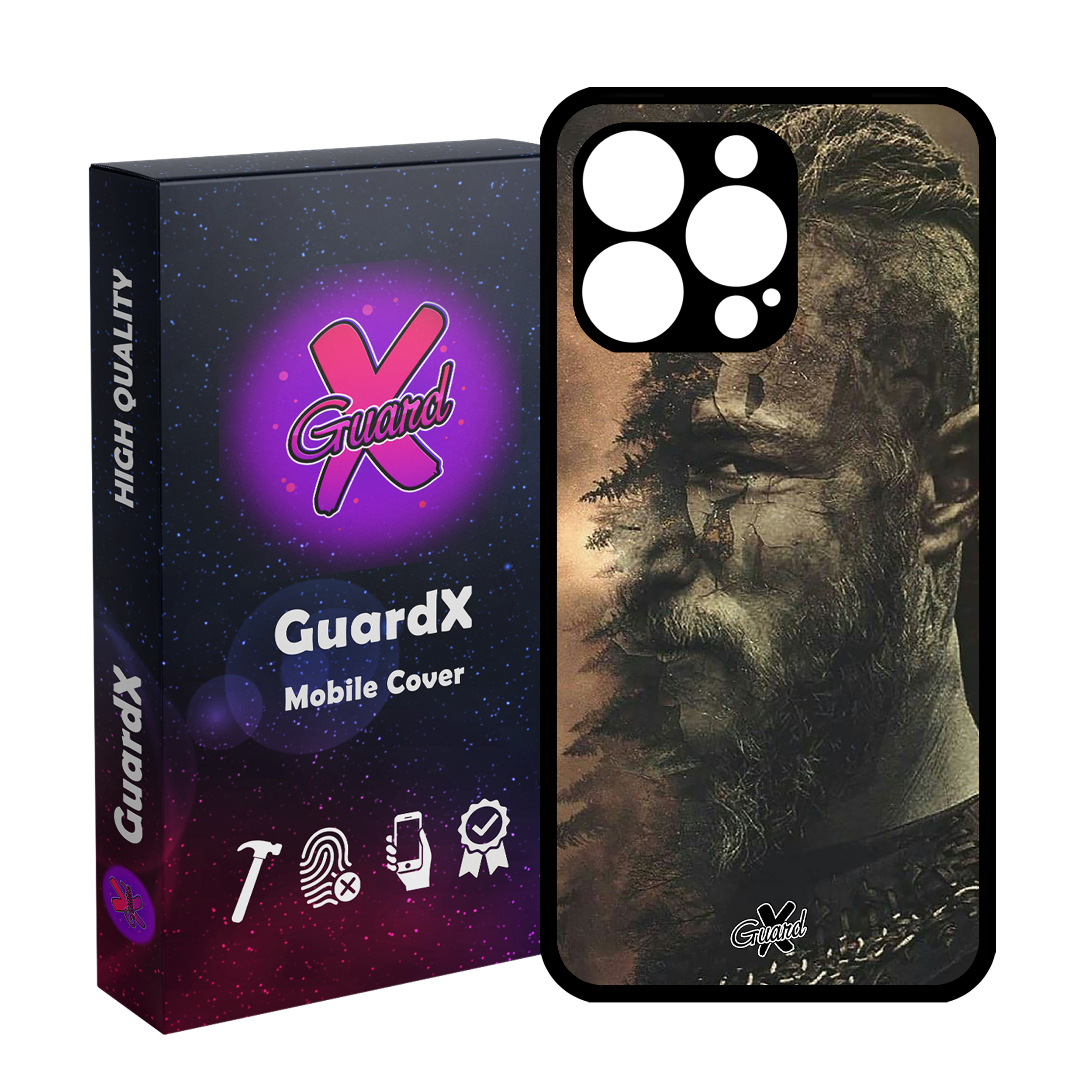 کاور گارد ایکس طرح Ragnar مدل Glass10347 مناسب برای گوشی موبایل اپل iPhone 13 Pro