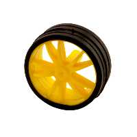  چرخ ربات مدل شفت گرد2.5  