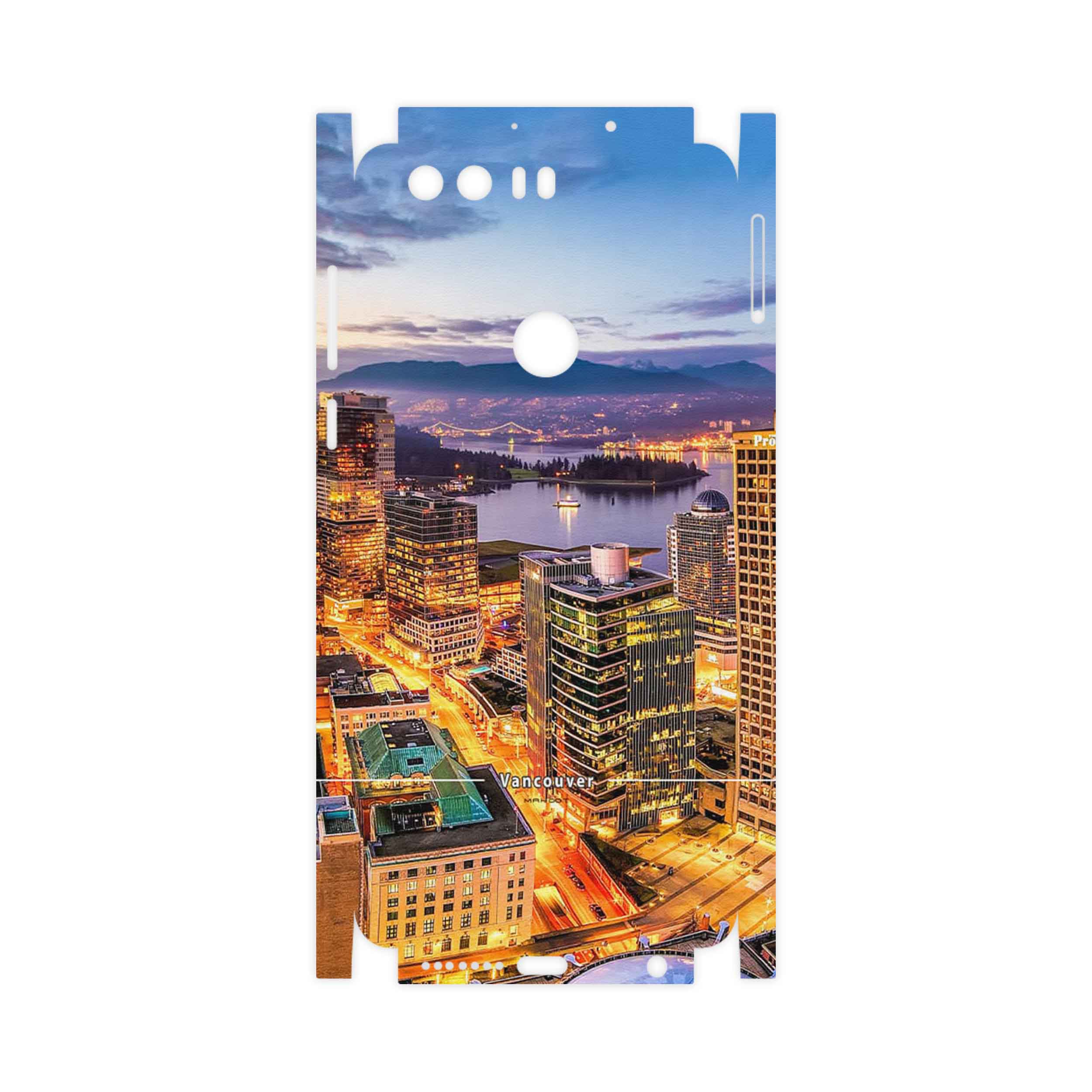 برچسب پوششی ماهوت مدل City of Vancouver-FullSkin مناسب برای گوشی موبایل آنر 8
