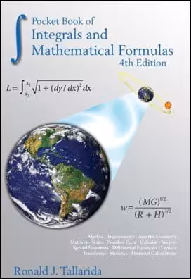󾕇 Tallarida . J., Pocket Book of Integrals and Mathematical Formulas, 4th ed, 2008 - دانلود کتاب های دانشگاهی