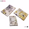 سرویس ملحفه مدل نسترن کد F0096 دونفره 3 تکه