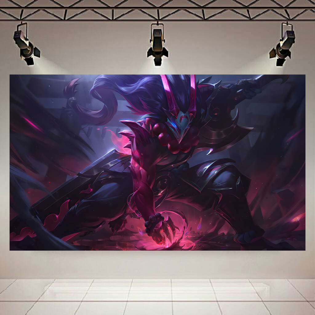 تابلو بوم طرح گیم مدل Blood Moon (league of legends) کد AR2027