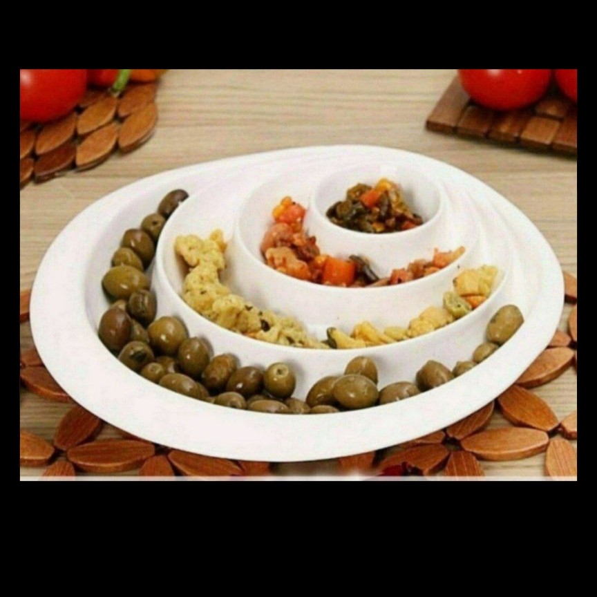 اردو خوری سرامیکی مدل دایره