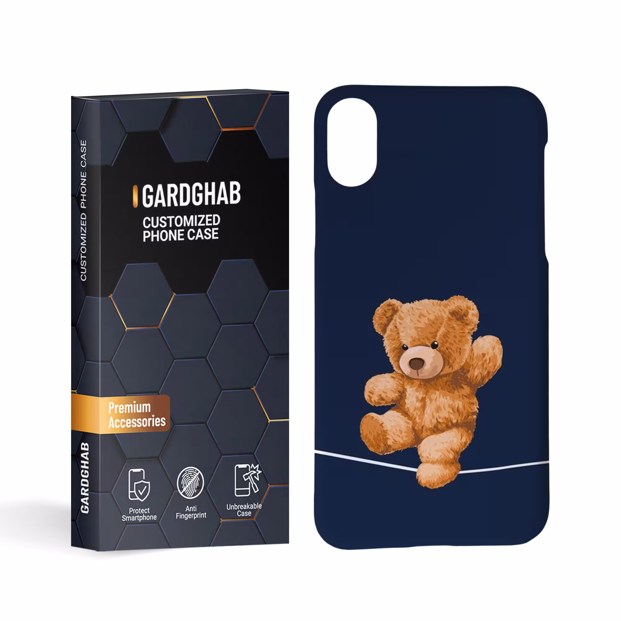 کاور گارد قاب مدل فانتزی مناسب برای گوشی موبایل اپل iphone x xs
