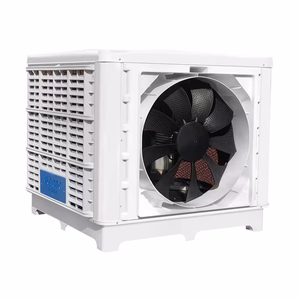 کولر پلیمری سلولزی 18000 روبرو زن نیرو تهویه البرز مدل NTA-C9-180B-F