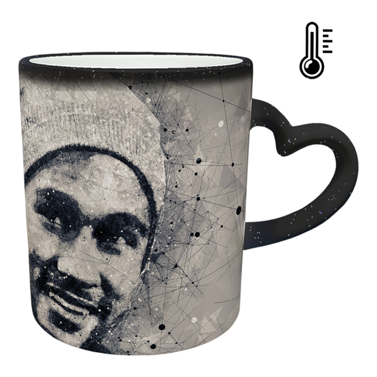 ماگ حرارتی مدل دسته قلبی اکلیلی طرح نیمار کد 12