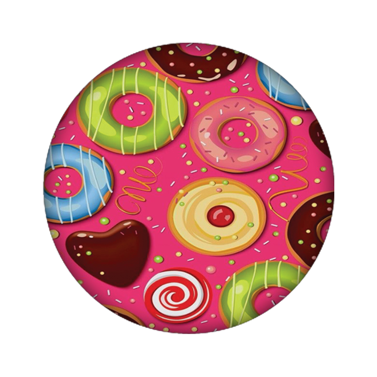 زیر لیوانی مدل دونات کد 287