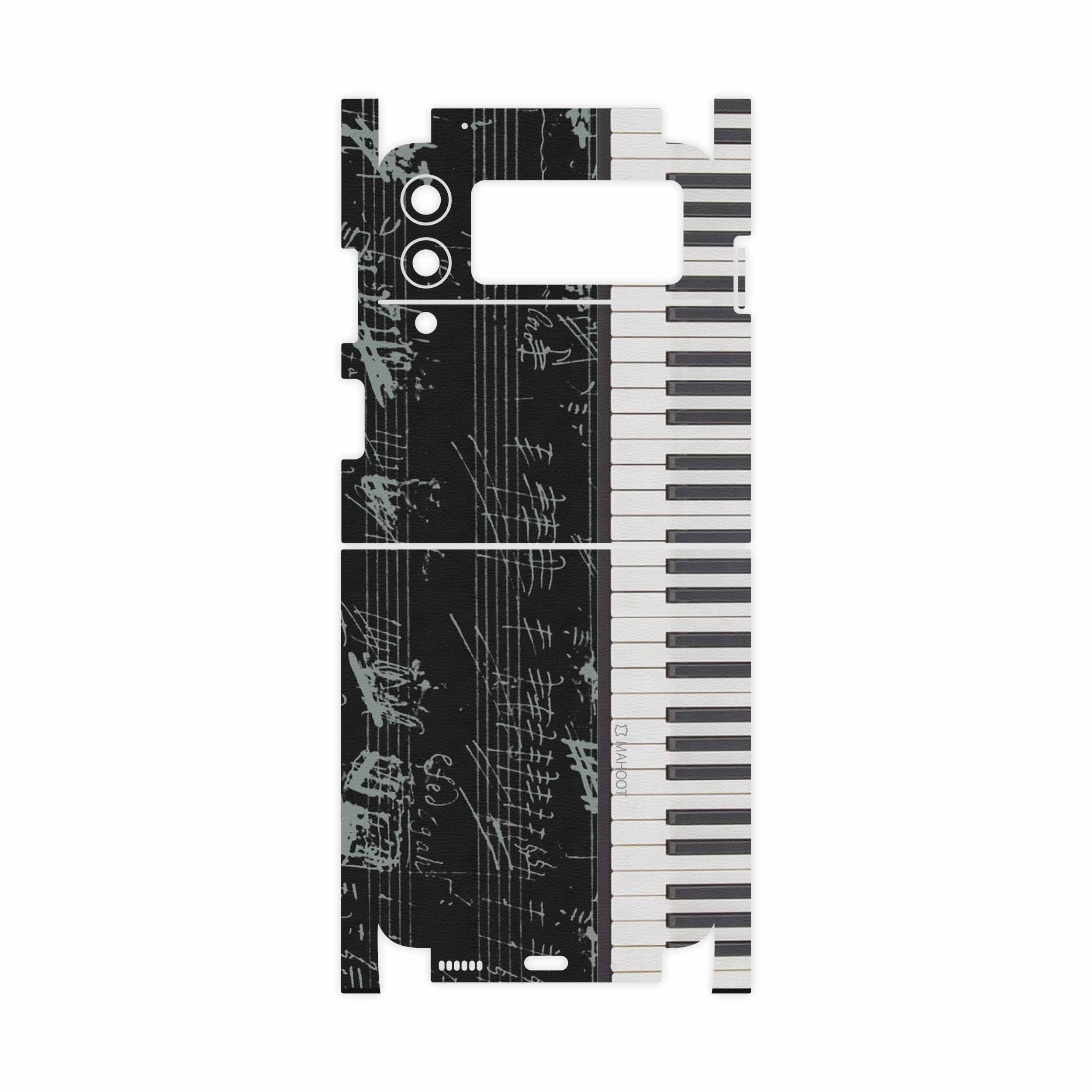 برچسب پوششی ماهوت مدل Piano-Instrument-FullSkin مناسب برای گوشی موبایل سامسونگ Galaxy Z Flip3 5G