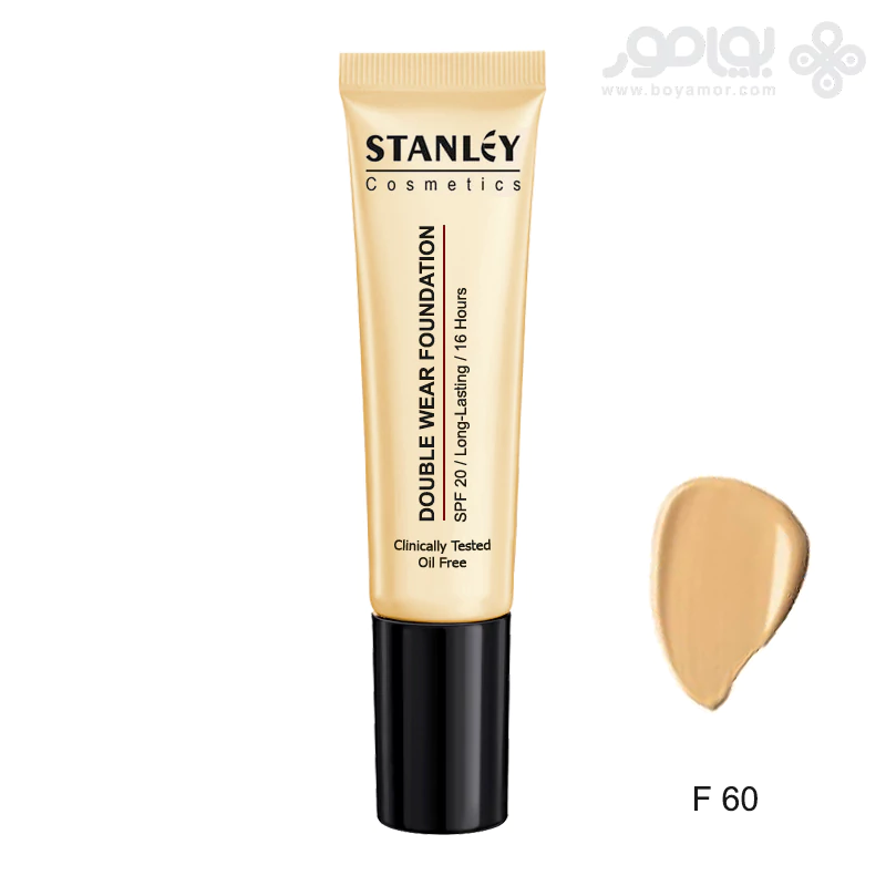 کرم پودر استنلی مدل DOUBLE WEAR شماره F60 حجم 35 میل