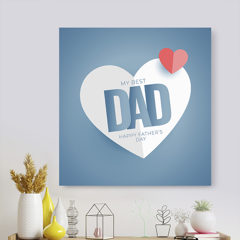 تابلو شاسی مدل هدیه روز پدر کد S177