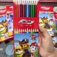 مدادرنگی 12 رنگ مقوایی MGM