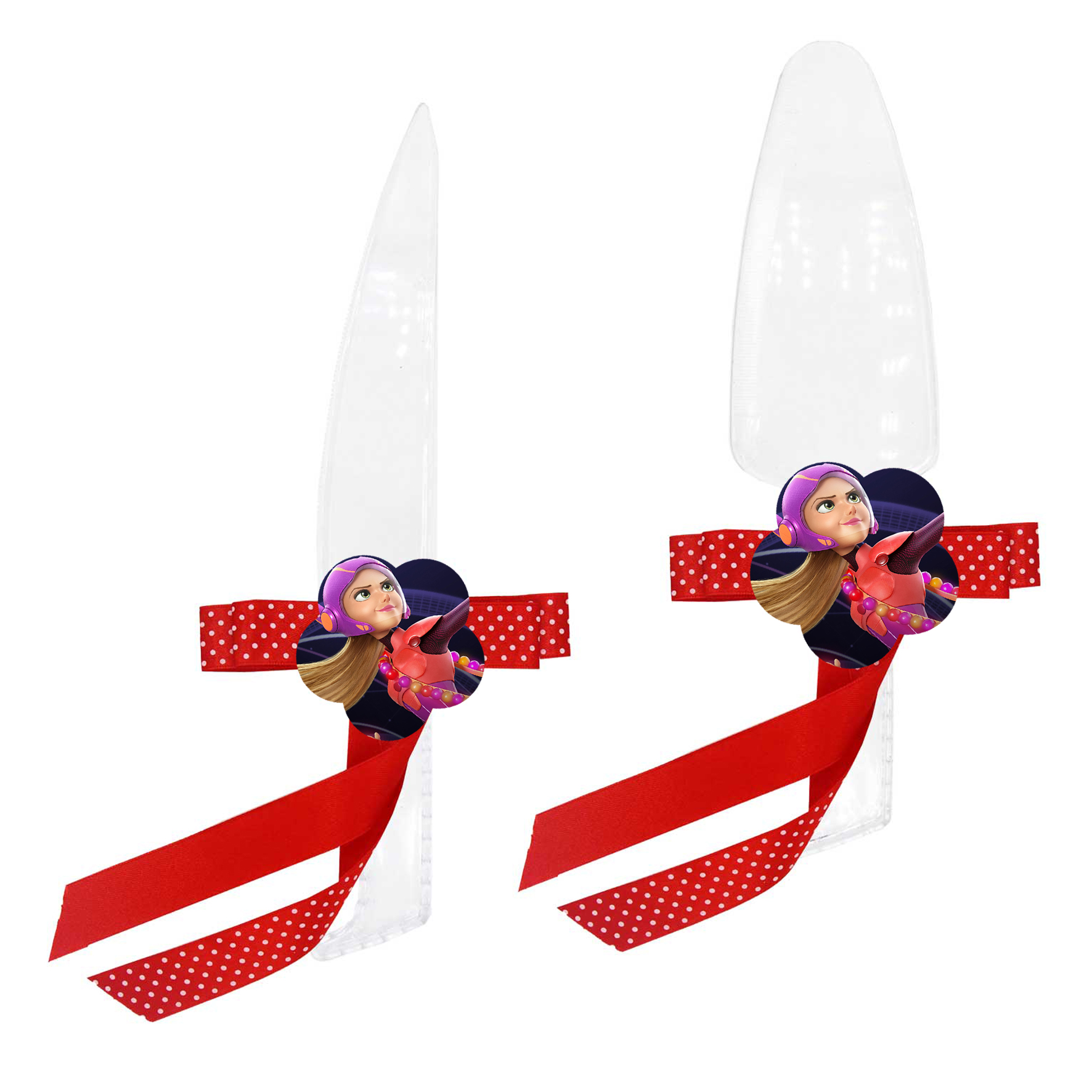 ست کارد و کفگیر سرو کیک مدل شش ابر قهرمان