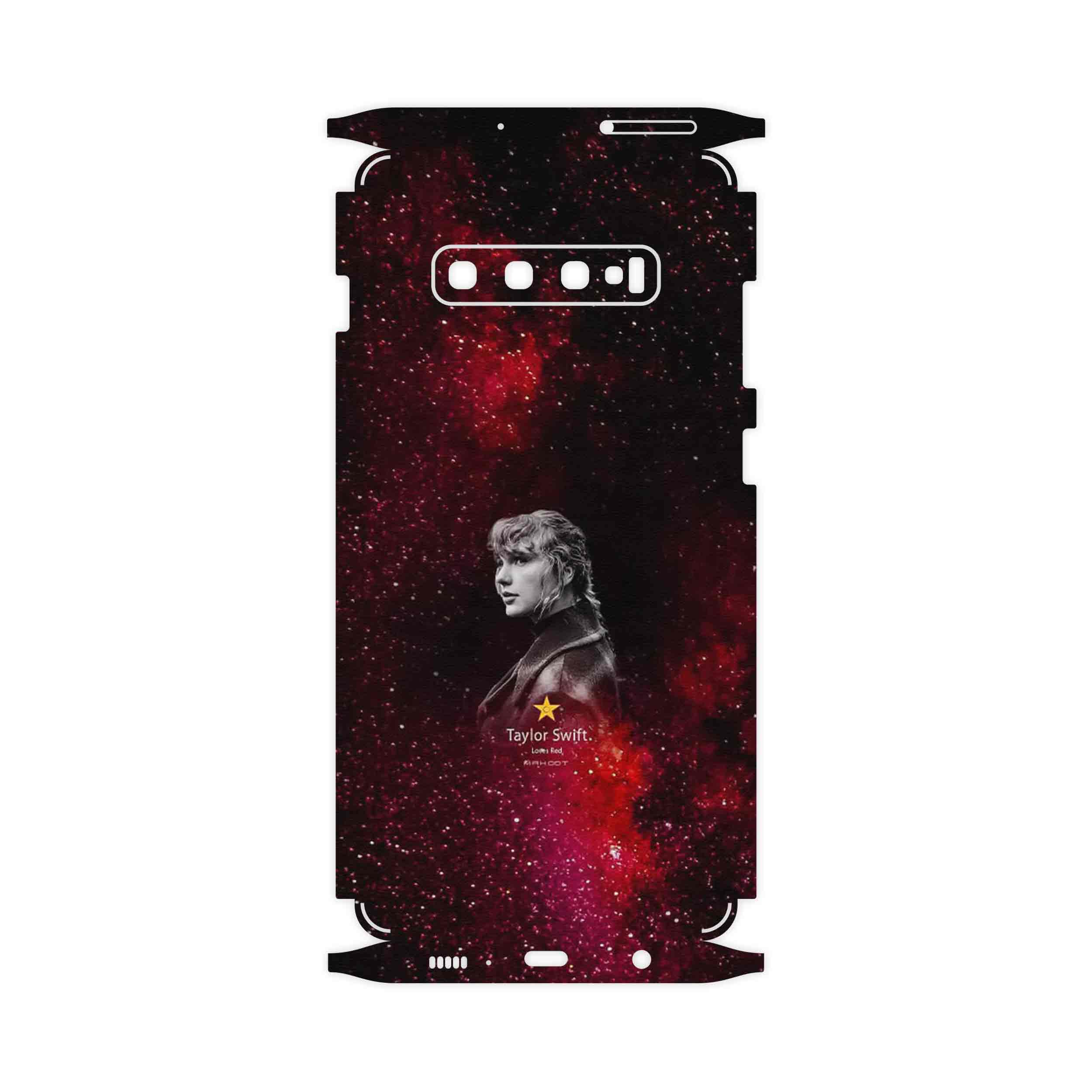 برچسب پوششی ماهوت مدل Taylor Swift-FullSkin مناسب برای گوشی موبایل سامسونگ Galaxy S10 Plus