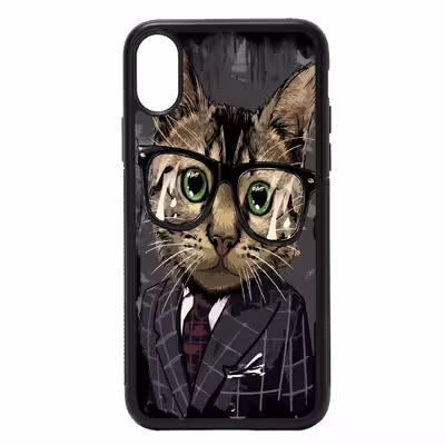 کاور طرح گربه کد 7318 مناسب برای گوشی موبایل اپل iphone xs max