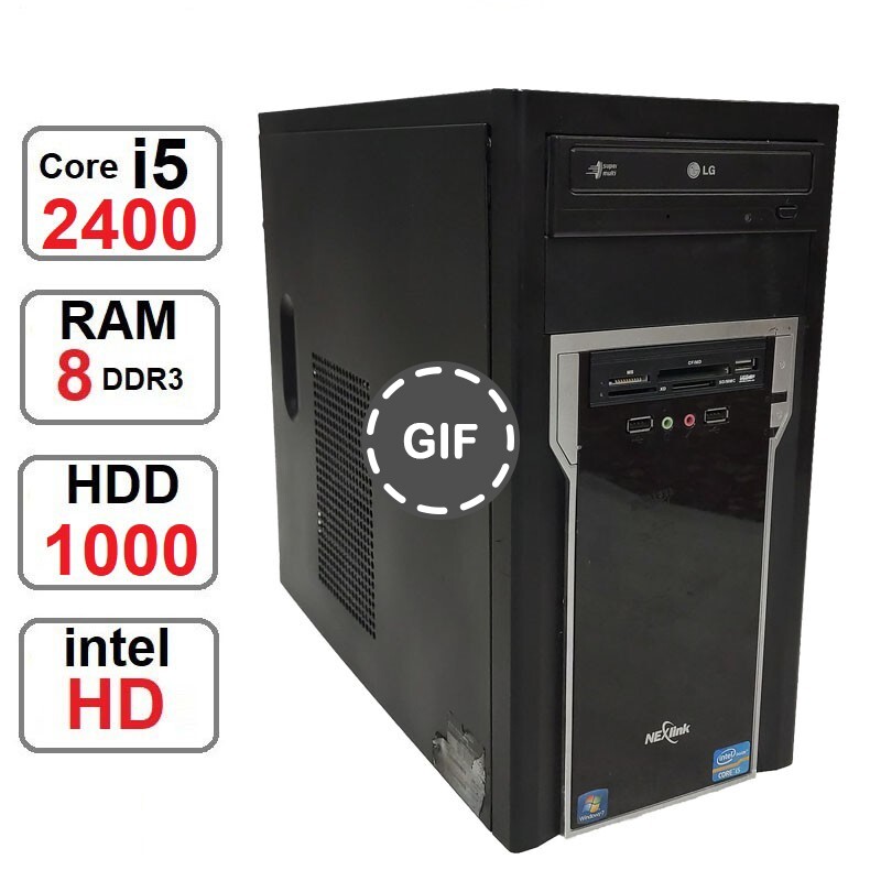 کامپیوتر Core i5 2400 هارد 1 ترا رم 8 DDR3