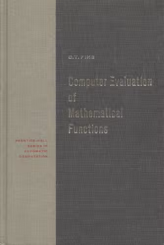 خرید و دانلود نسخه کامل کتاب Computer Evaluation of Mathematical Functions