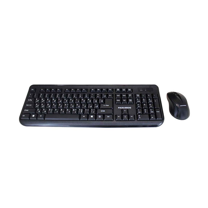 کيبورد و ماوس بی سیم فراسو مدل FCM-3838 RF