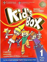 Kids Box 1 – Updated 2nd Edition SB WB CD کتاب کیدز باکس 1(کتاب دانش آموز  کتاب کار  CD)