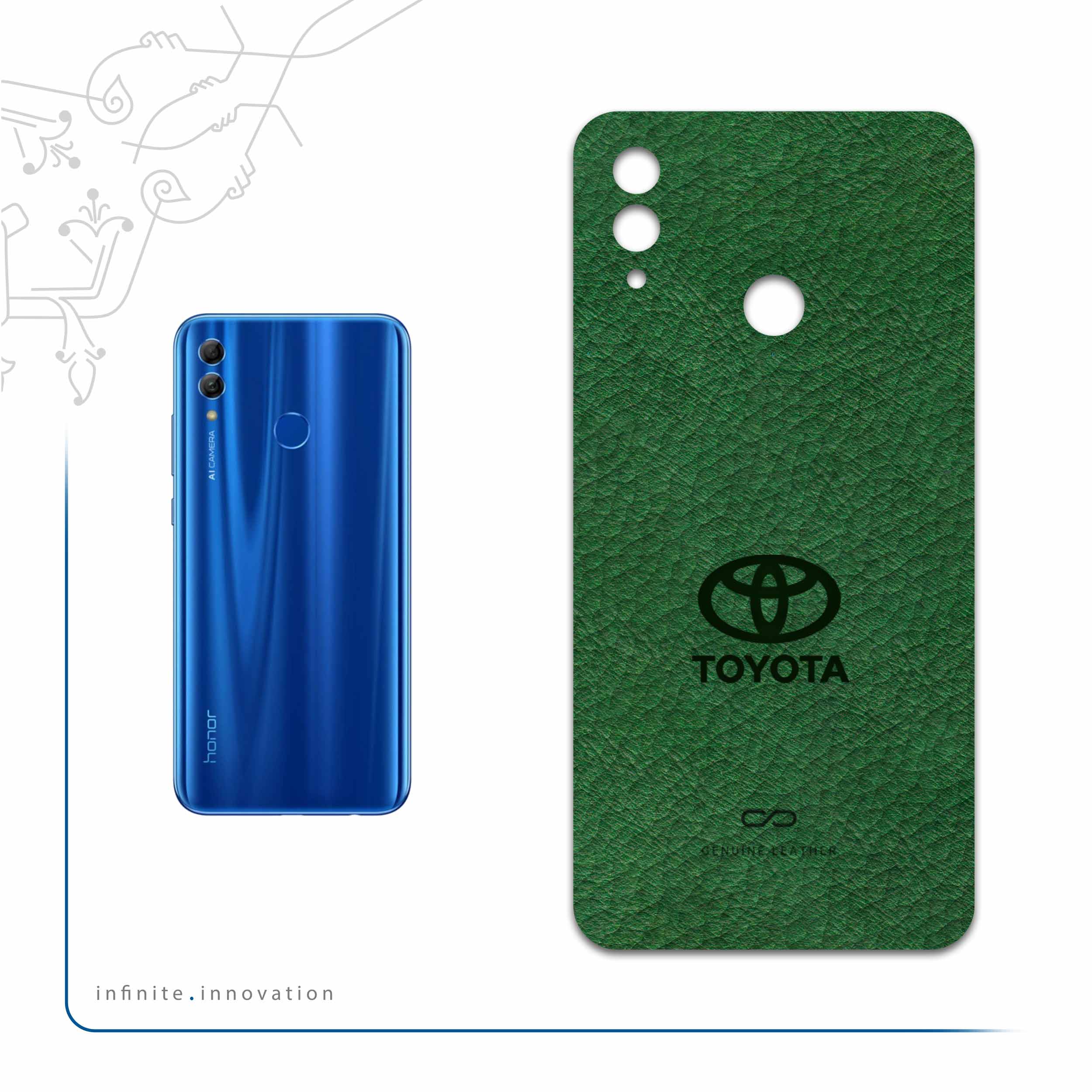 برچسب پوششی ماهوت مدل GL-TYT مناسب برای گوشی موبایل آنر 10 Lite