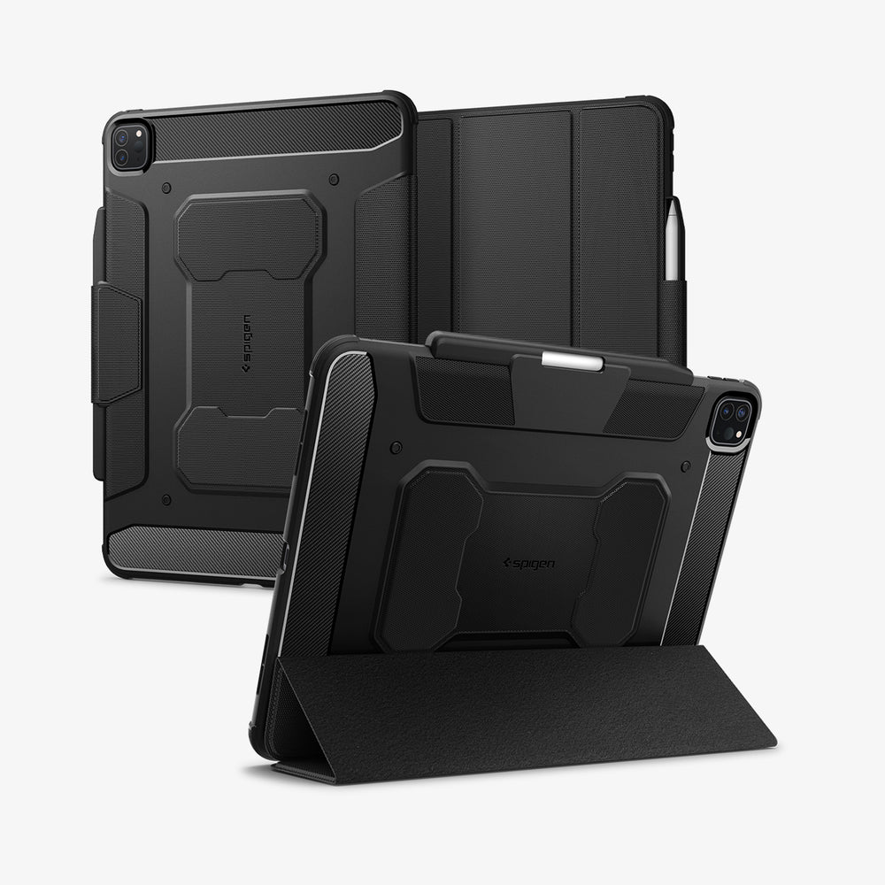 ارسال فوری   اراسل رایگان -کاور آیپد پرو 13 Spigen Rugged Armor Pro Case iPad Pro 13 M4 (2024)