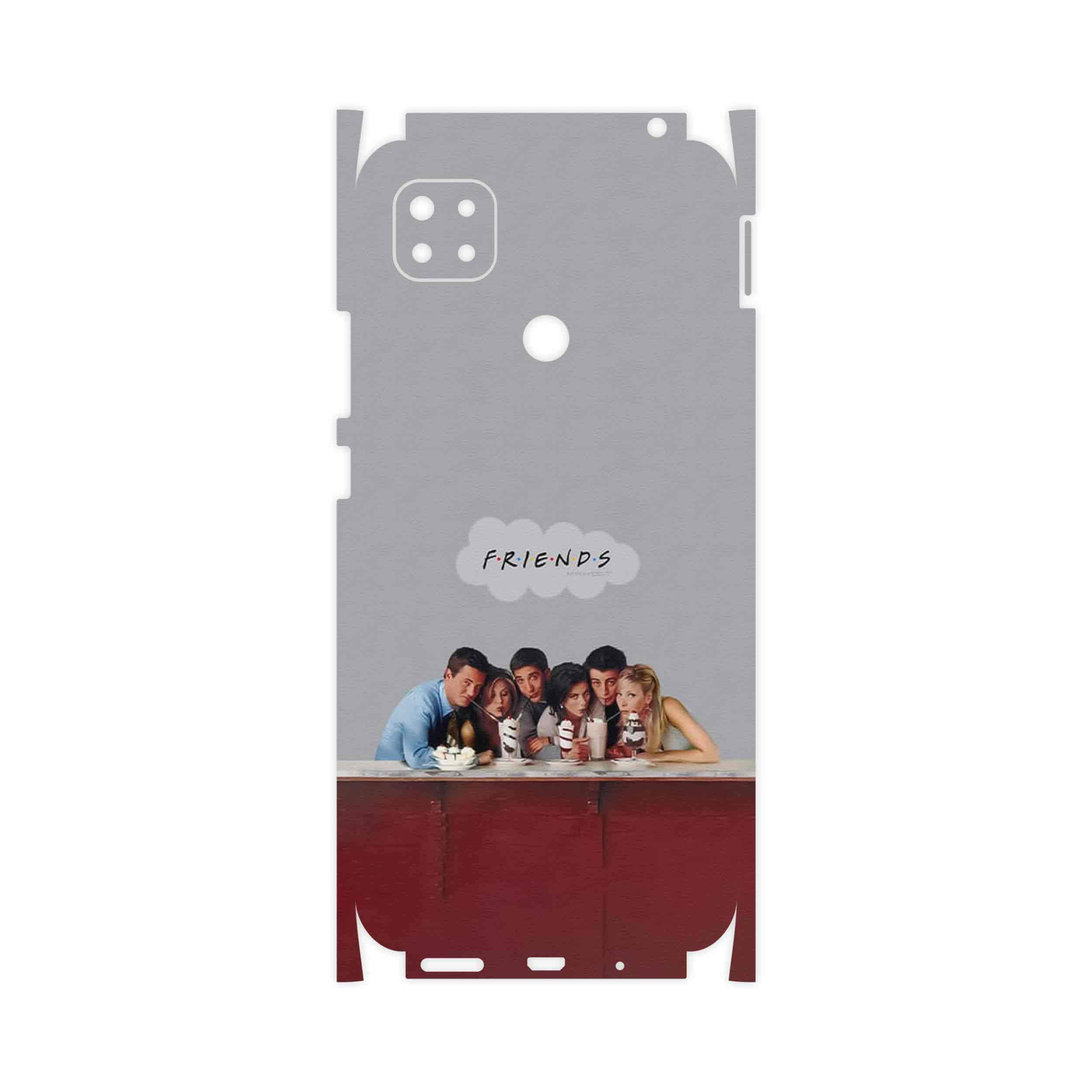 برچسب پوششی ماهوت مدل Friends 1-FullSkin مناسب برای گوشی موبایل شیائومی Redmi 9 Activ
