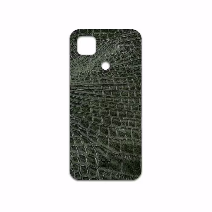 برچسب پوششی ماهوت مدل Green-Crocodile-Leather مناسب برای گوشی موبایل شیائومی Poco C3