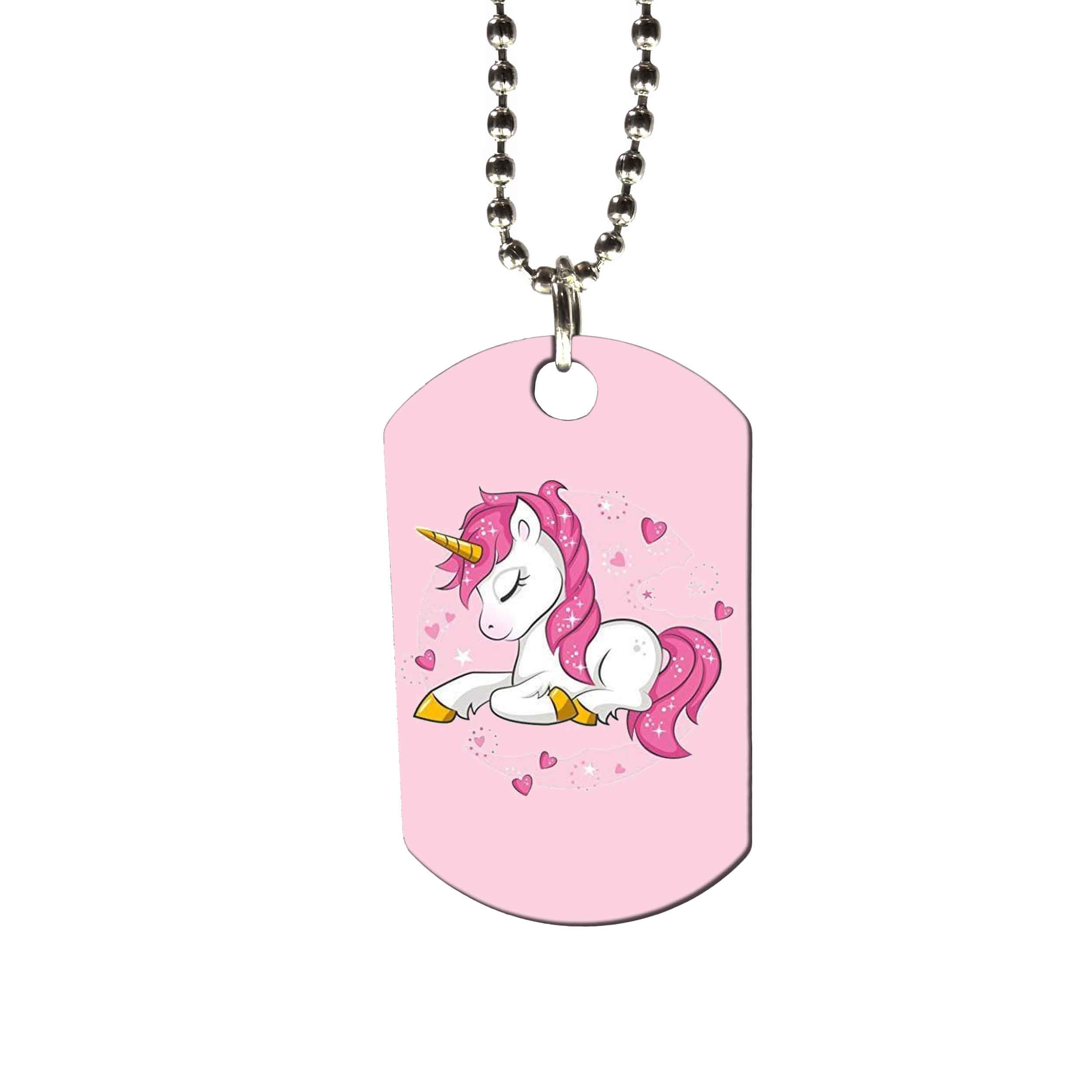 گردنبند مدل اسب تک شاخ کد G-190