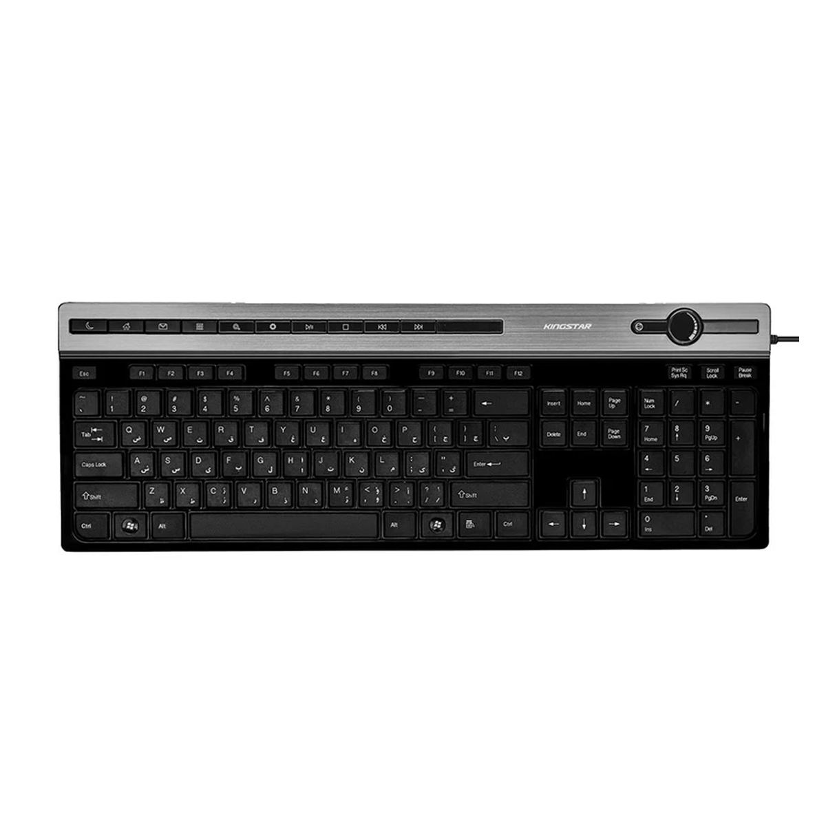 کیبورد با سیم کینگ استار مدل KB92