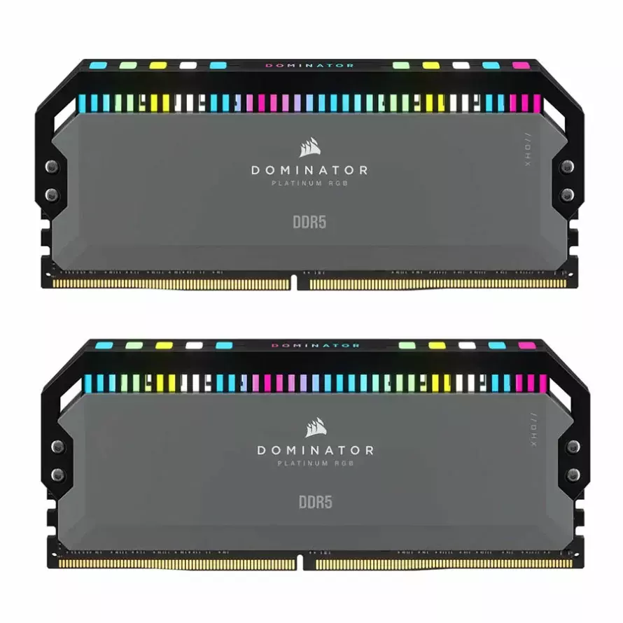 رم کورسیر Dominator Platinum RGB 32GB 16GBx2 5600MHz CL36 AMD DDR5