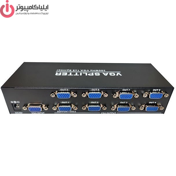 اسپلیتر 1 به 8 درگاه VGA تی سی تراست مدل TC-VSP-18