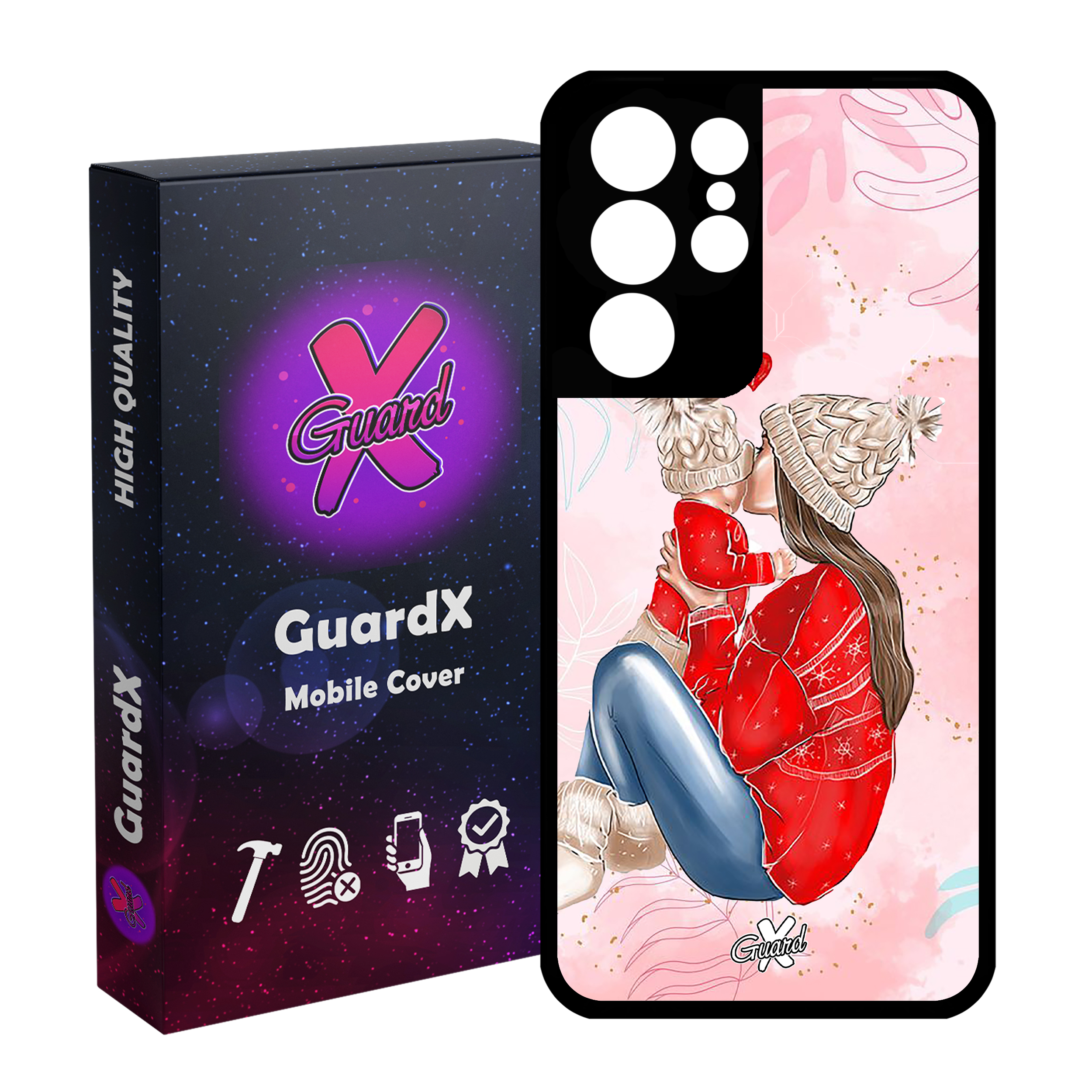 کاور گارد ایکس طرح دختر مدل Glass10335 مناسب برای گوشی موبایل سامسونگ Galaxy S21 Ultra