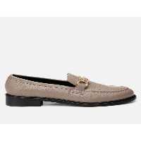 لوفر خاکستری زنانه کفش LOAFER چرمی واقعی هوتیچ Hotiç