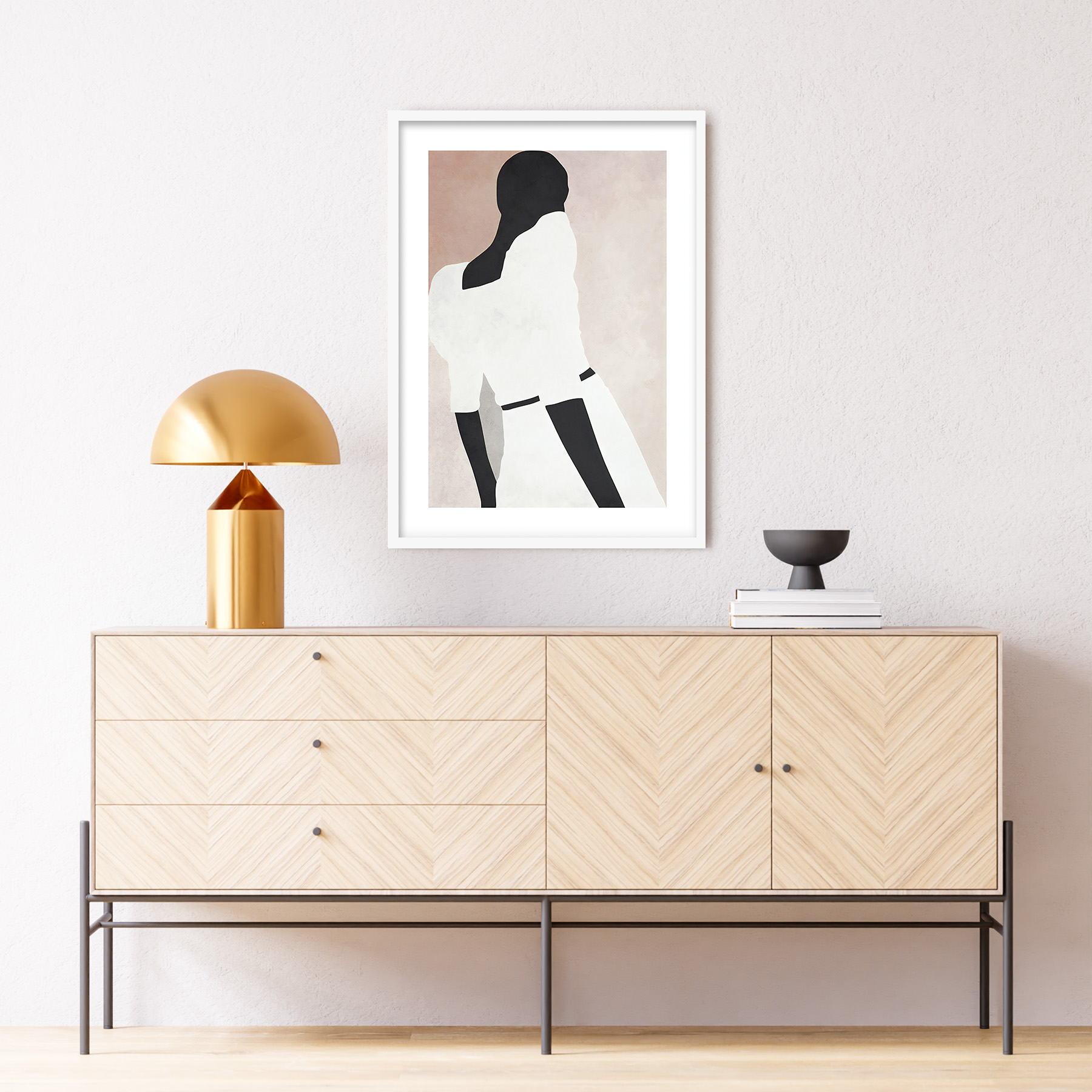 تابلو دکوراتیو فورنیمو مدل فیگوراتیو ابسترکت کد 0587W