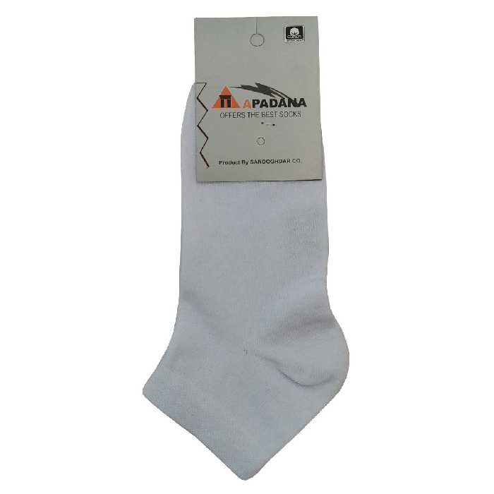 جوراب آپادانا کد bb1515 رنگ سفید بسته 6 عددی