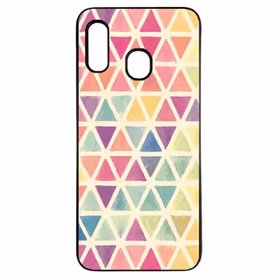 کاور طرح مثلث رنگی کد 43156 مناسب برای گوشی موبایل سامسونگ galaxy a30