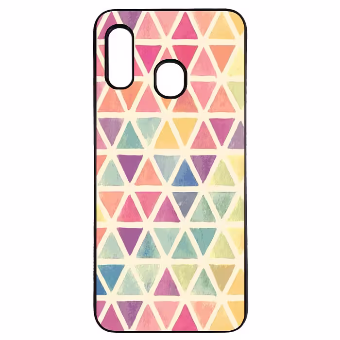 کاور طرح مثلث رنگی کد 43156 مناسب برای گوشی موبایل سامسونگ galaxy a30