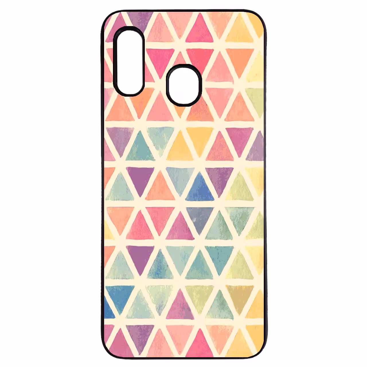 کاور طرح مثلث رنگی کد 43156 مناسب برای گوشی موبایل سامسونگ galaxy a30